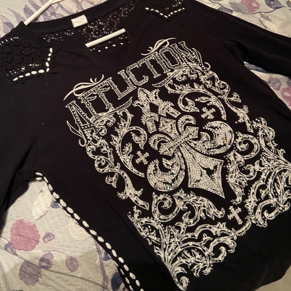 Affliction long sleeve shirt!
